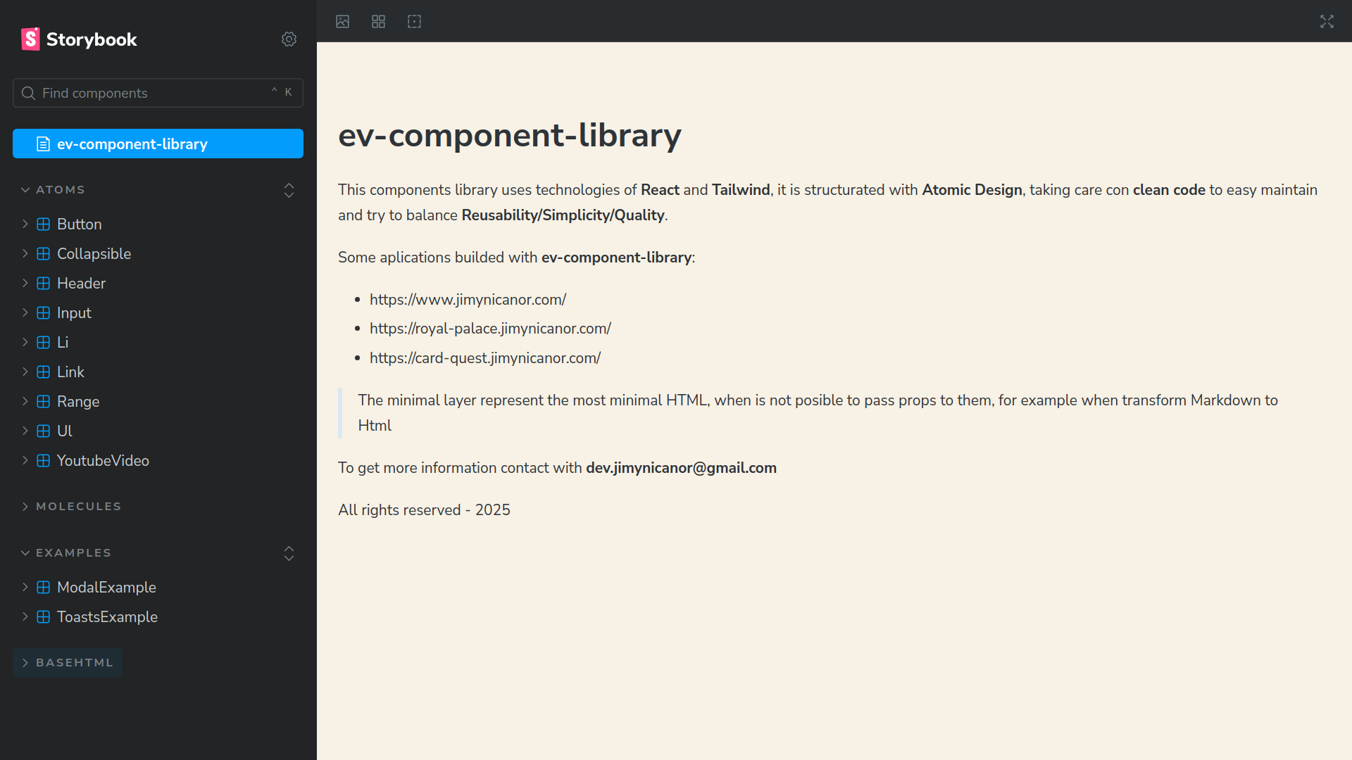 ev-component-library image demo